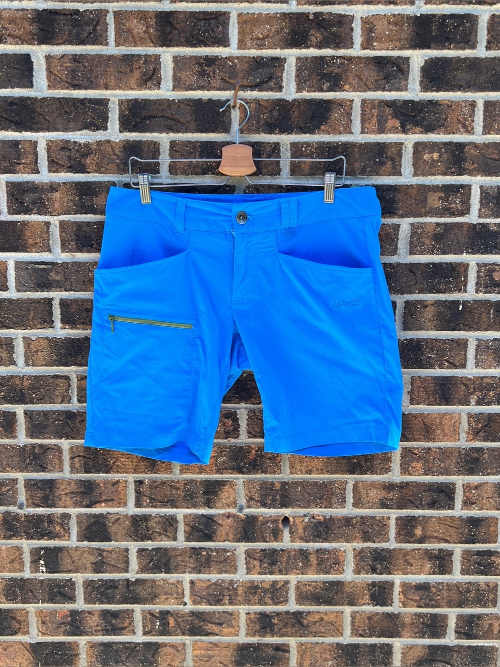 Blue - Bergans Utne Lady hiking Short with Zip Pocket